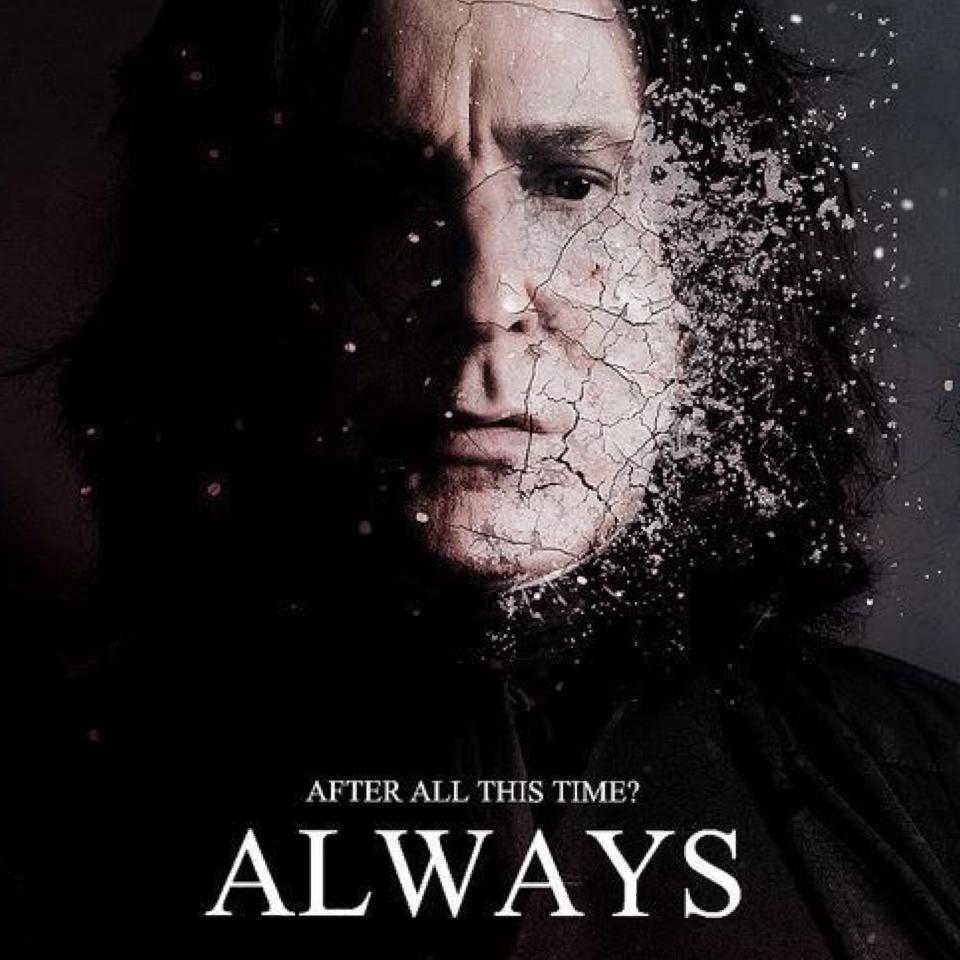 😢😢😢TAP HERE😢😢😢

R.I.P Alan Rickman😢
every time I watch HP from now on I will think of the battle this amazing man went through, and think that there'll never be a better Snape than him...
(btw I didn't make this)