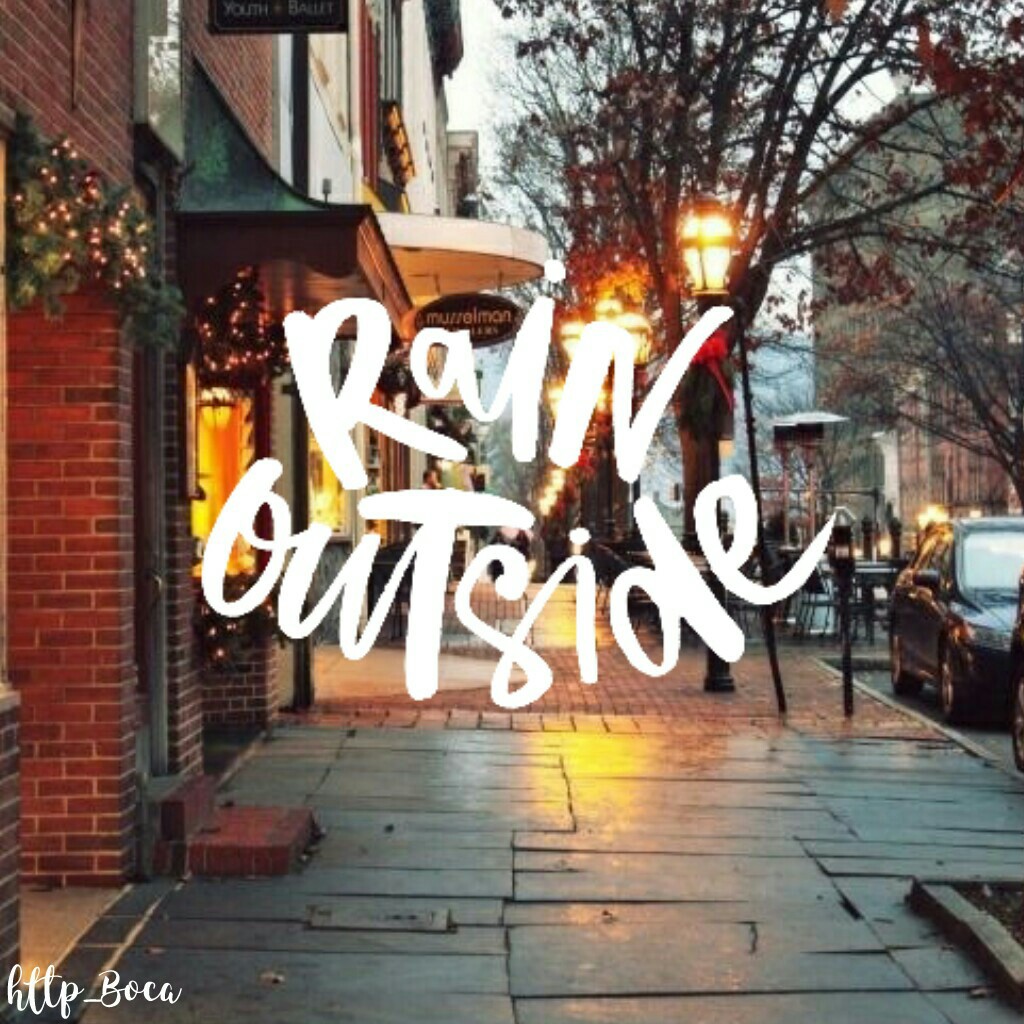 🍁Autumn!🍁
😊I hope you enjoy this first fall edit!😊
"Rain Outside" 💧