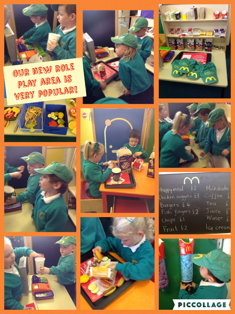 Our new role play area is very popular! #piccollage