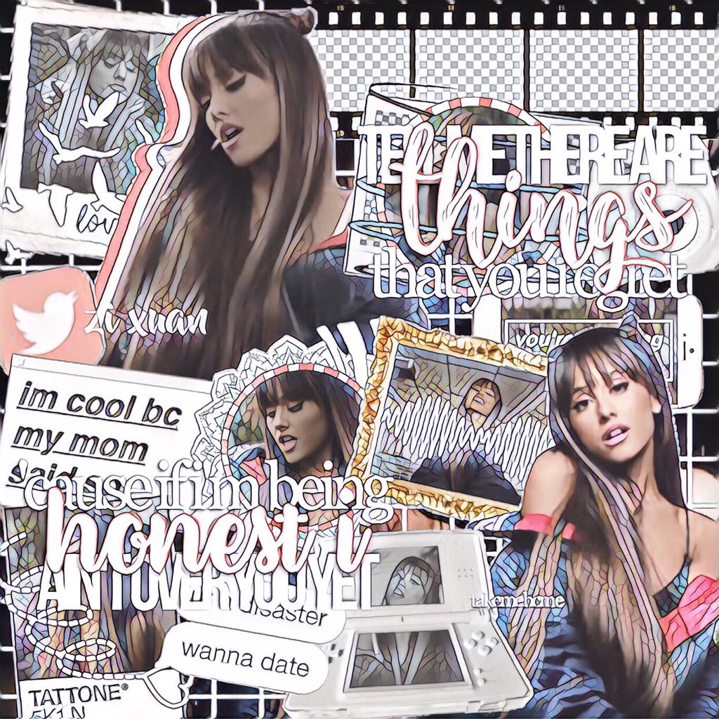 TAPPY

hello wonderful people! i'm here with a terrible edit of the amazing ari! HAHA okay anyway, i really don't like this but i'm gonna post it because i'm weird.(also, it's lyrics from Too Much To Ask YASSS 😂) okay, how are you guys? wanna chat? 💗