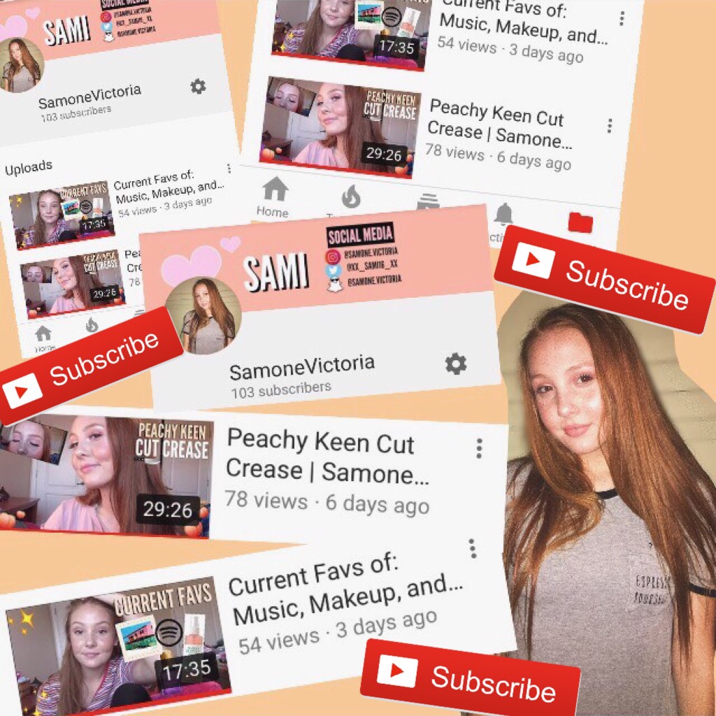 LINK IN BIO! *click*

it would mean the world to me if you subscribed to my channel😆 I'm filming a new video today😱😱 so excited to grow on my channel with you all! my channel is mainly about makeup and lifestyle😉

Much much love 

Xx Sami🌸💋💄