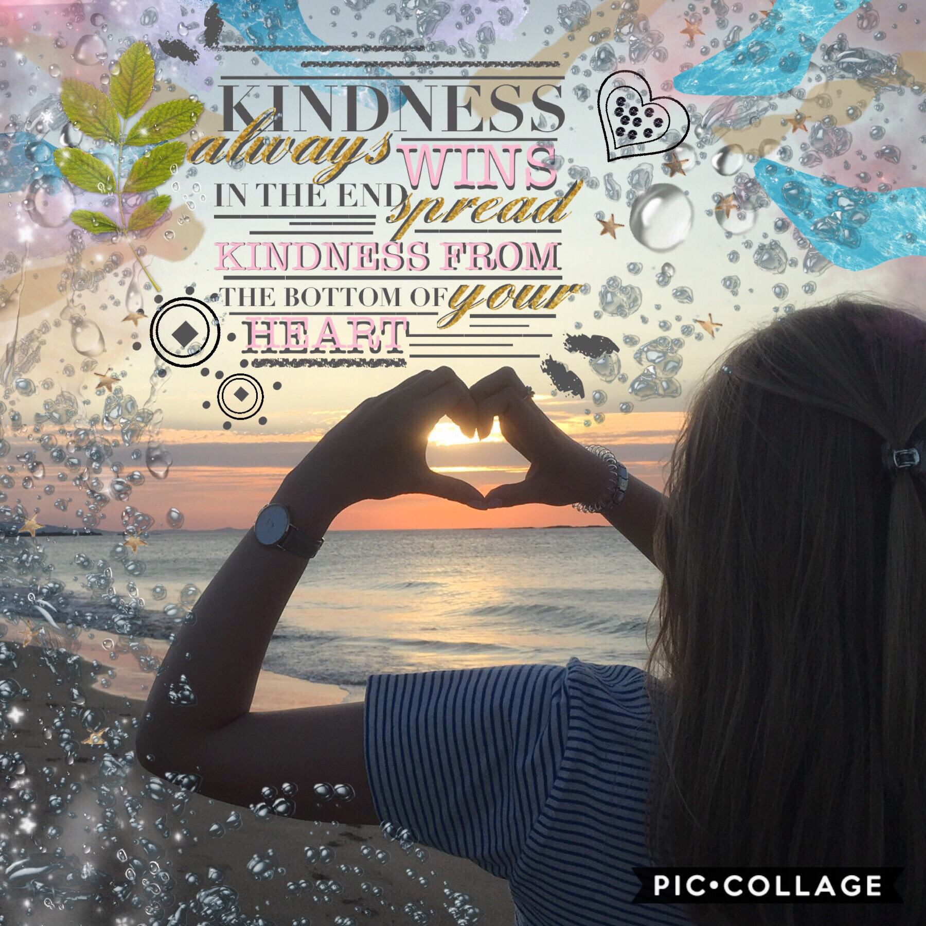 💘Kindness costs nothing💘
Photo taken by me! ☺️I love a walk on the beach with a sunset ✨✨Comment 📸if you love photography 💓💓A few more from that walk in the remixes😁There's a lot of hate going around pic collage at the moment so we need to stand together 