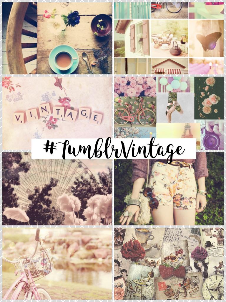 Miss u guys but I wanna say thank u to everyone who supports me😘😘Been busy ever since school started💖💖so here's something I made inspired with "Tumblr vintage"💖💖😘