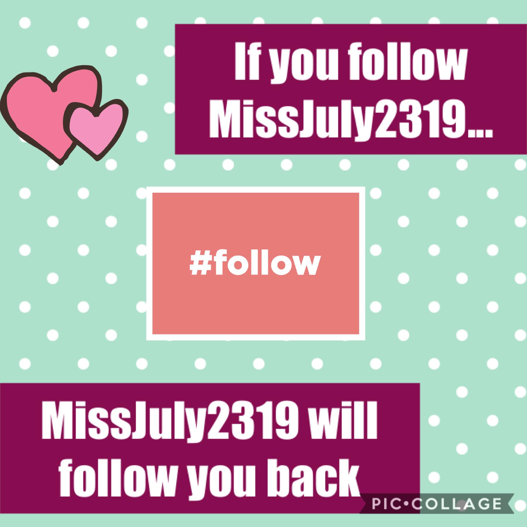 Please follow me I’m new if you follow me I will follow you back I promise 💝