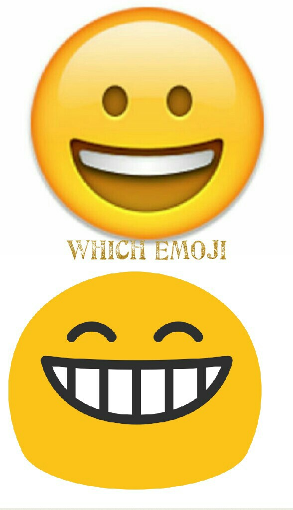 😀click😀
which type of emoji would you rather have to use?