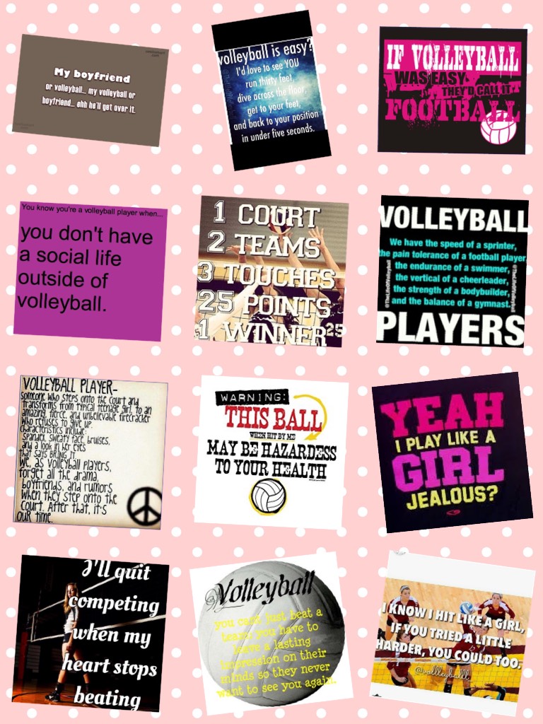 Just some of my volleyball quotes!!🥇🏅🏐🏐