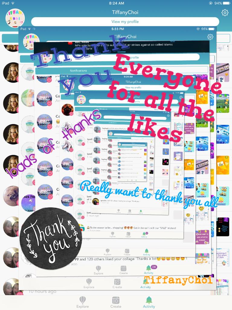 Thank you all of you for all the likes😝😝😝👍👍👍👍😬😬
Tons of thanks!!!!🤓😜👍🏻😘😘