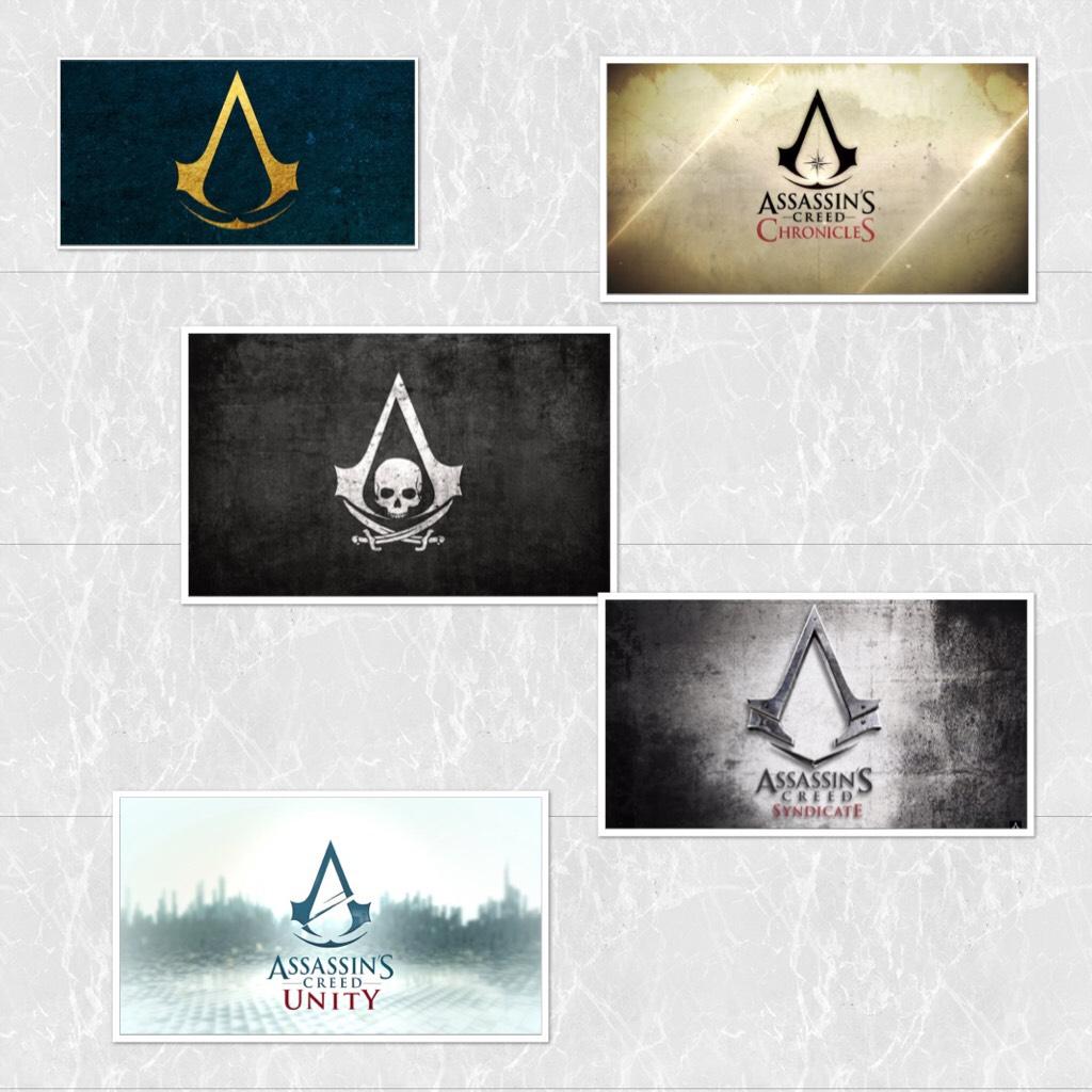Which one do u like the most?
Can u name the assassin’s creed logos?