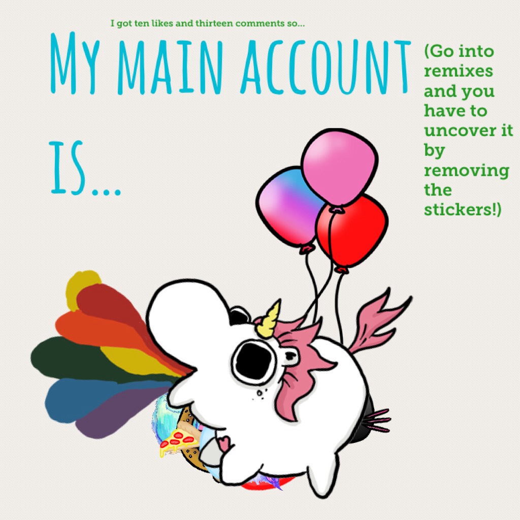 My main account is…