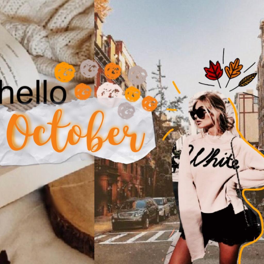 OCTOBER! click ! 🍁 
Lol spreading the autumn vibes even tho it’s becoming spring in Australia 😂 anyways lysm! Happy October 