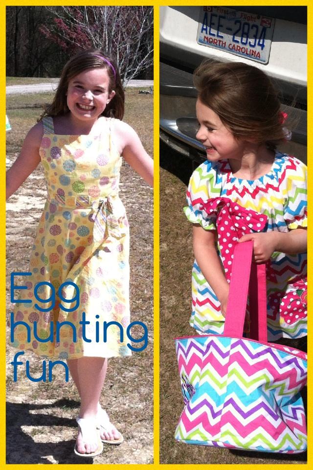 Egg hunting fun!