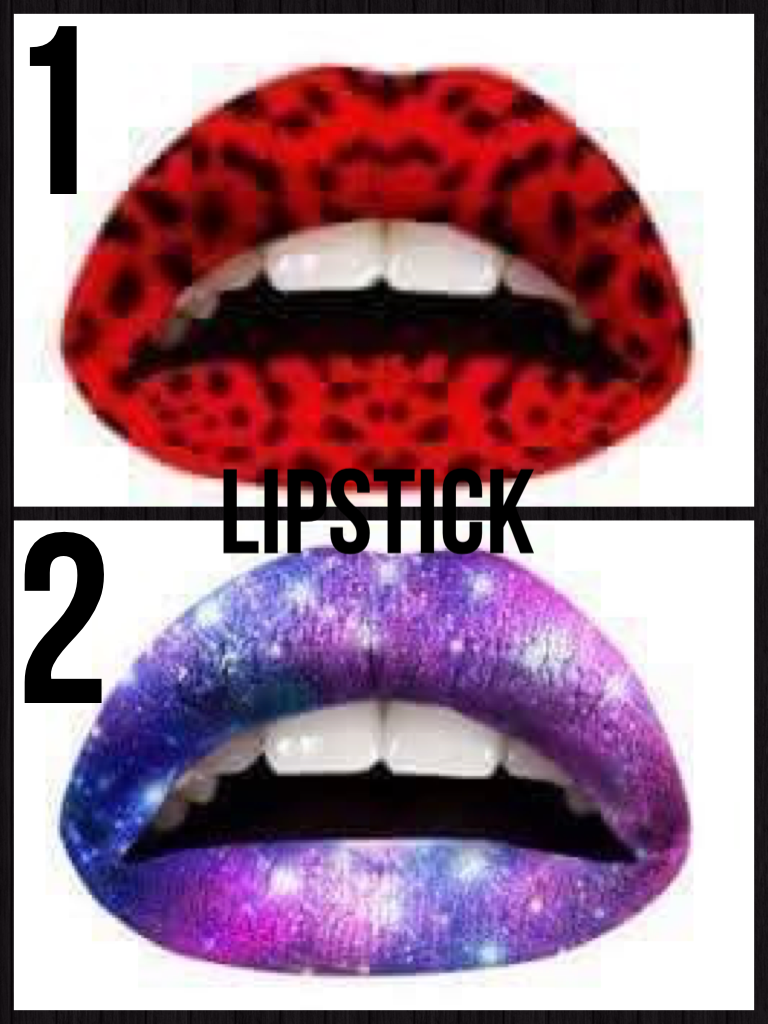Chose which one is your favourite number 1 or 2.