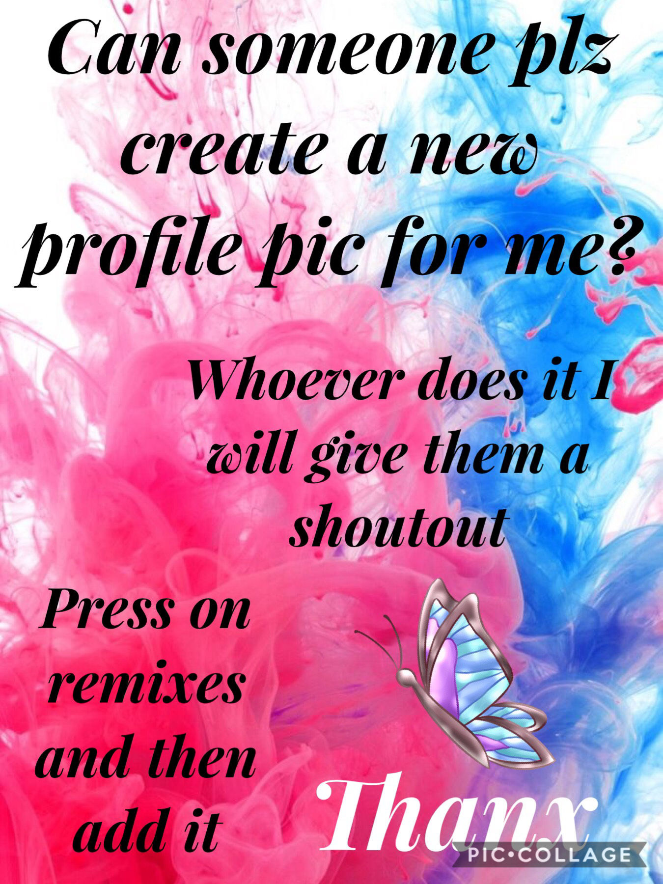 Please can you make me a profile pic

I will give you a shoutout!