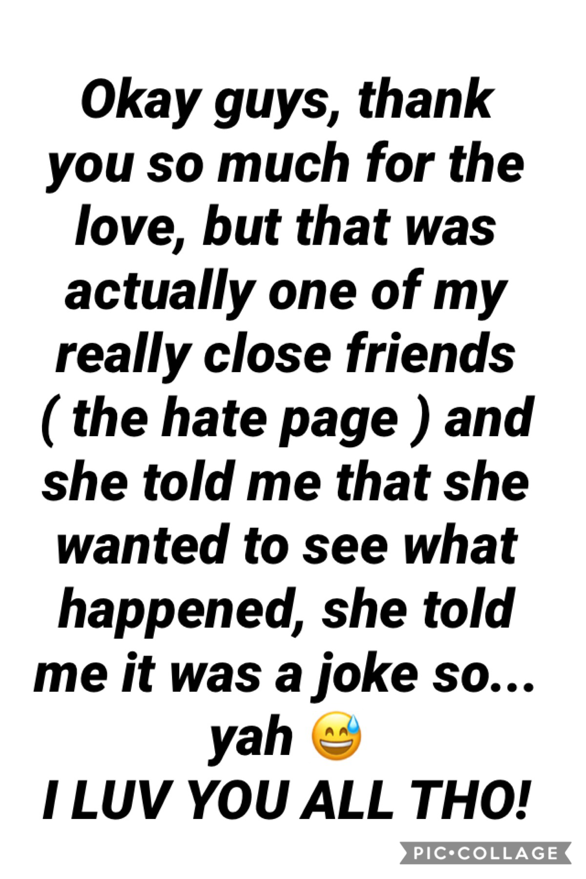 Plz don’t hate me, she just wanted to see what happens!