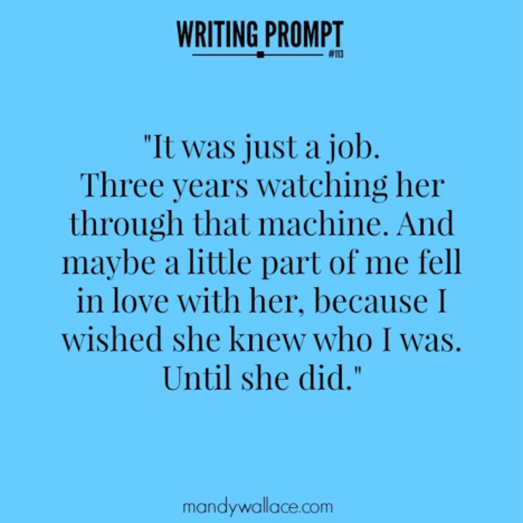 Here's another writing prompt!