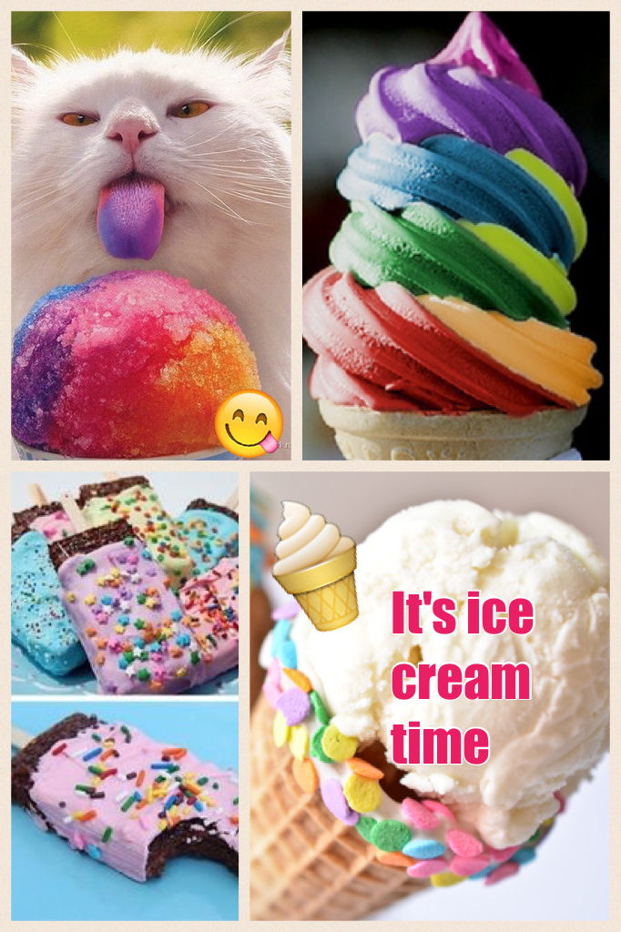 It's Ice Cream Time 😋🍦
