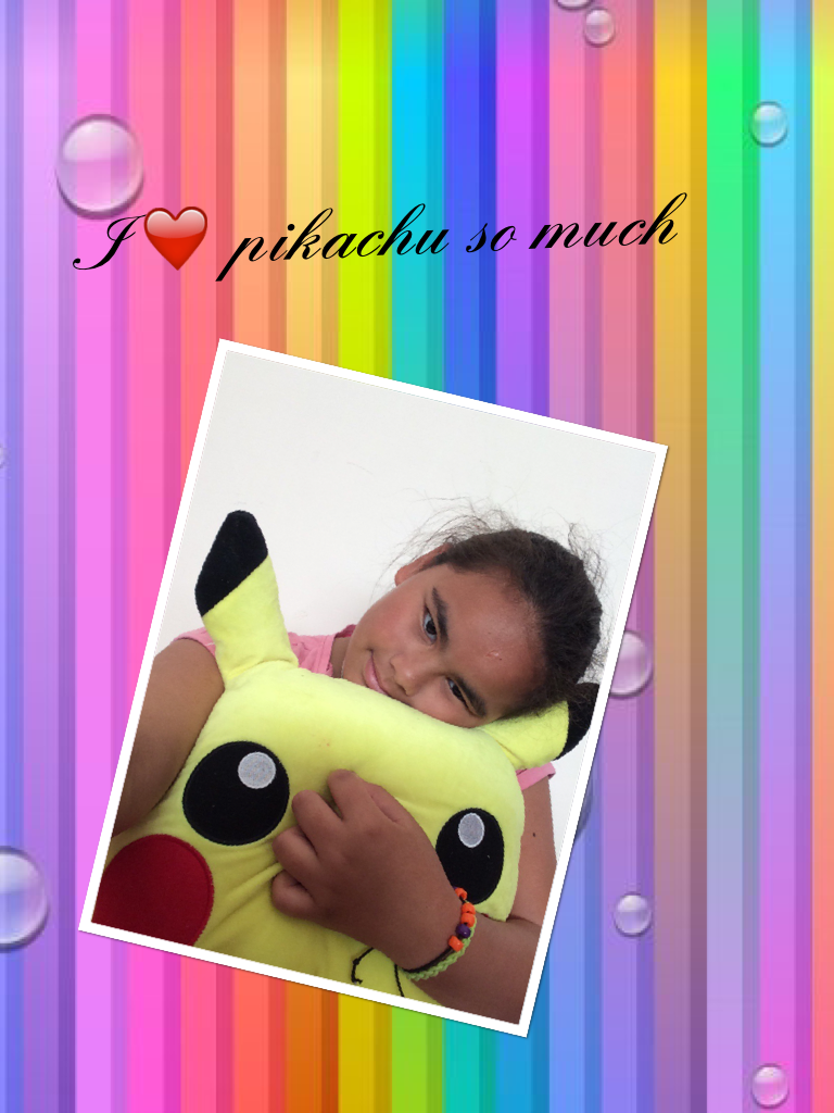I ❤️ pikachu so much 