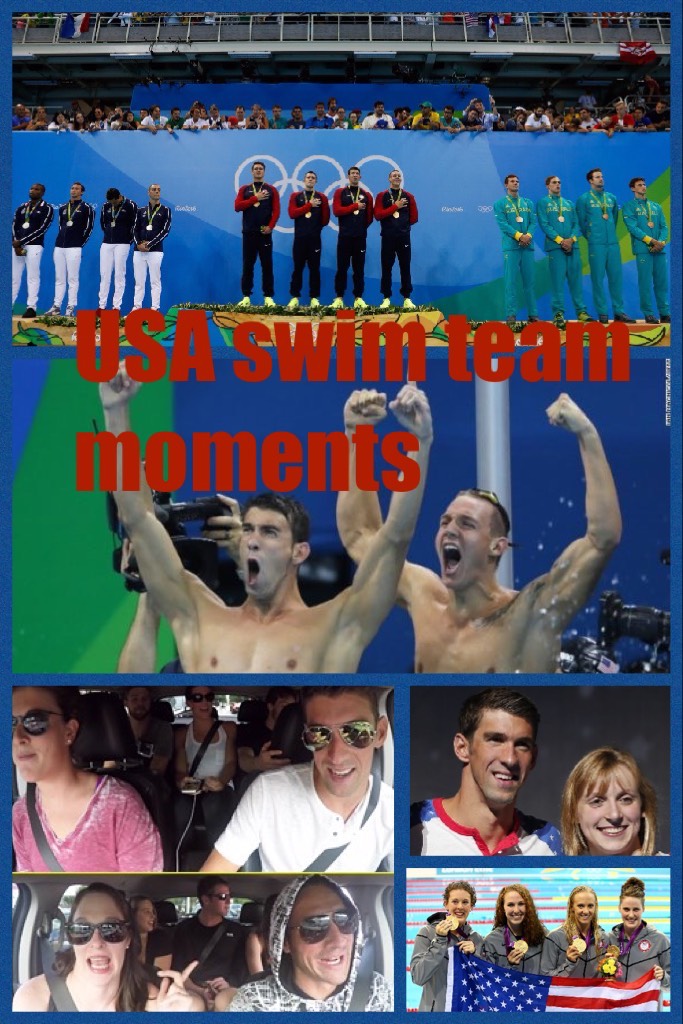 USA swim team moments