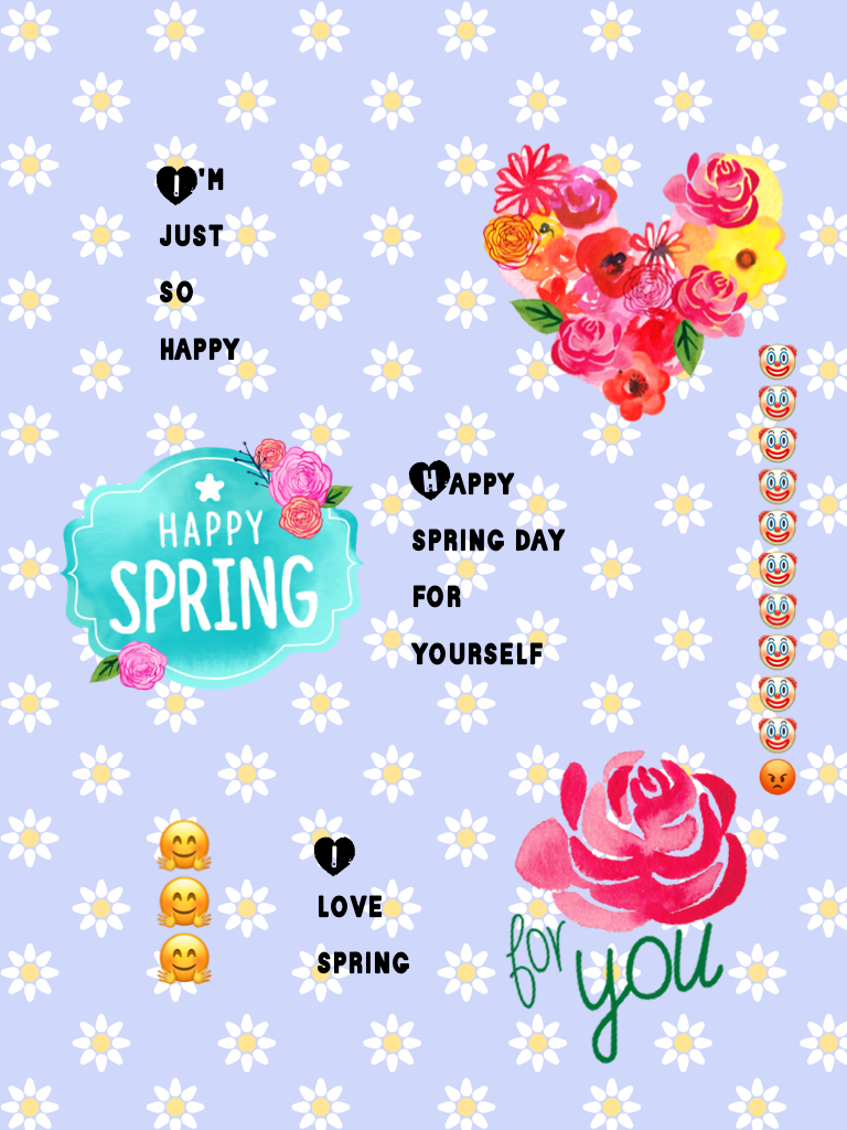 Happy spring day for yourself 
