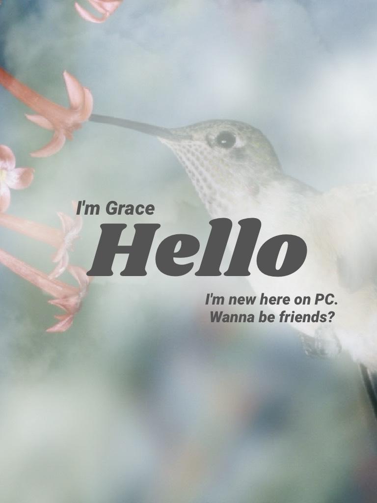 Hi! I'm Grace! Nice to meet all of you! Est. 11/28/17