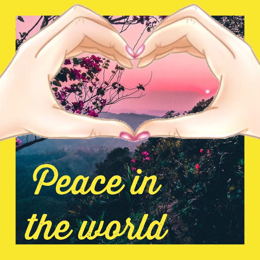 ☮️Peace in the world☮️