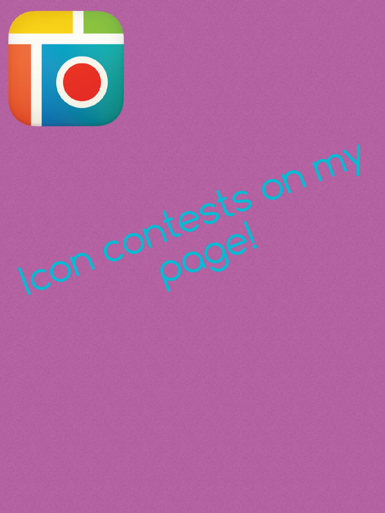 Icon contests on my page!