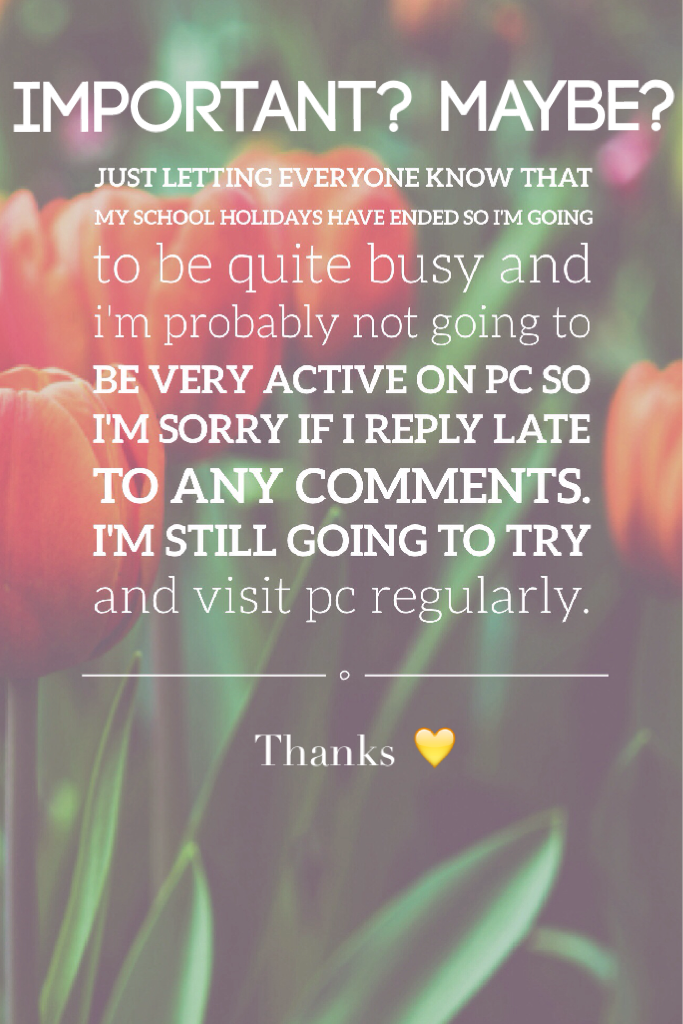 Tap!👀
I'll still try and visit PC as much as I can! 💛
