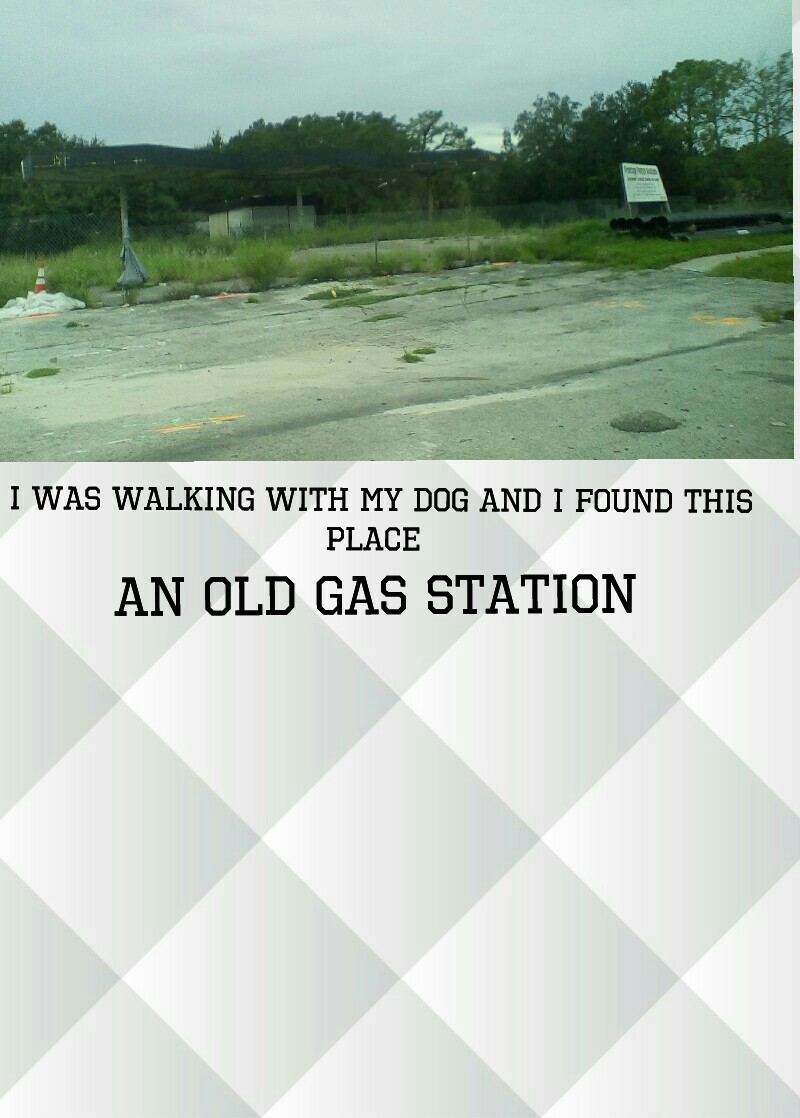 an old gas station lol😂