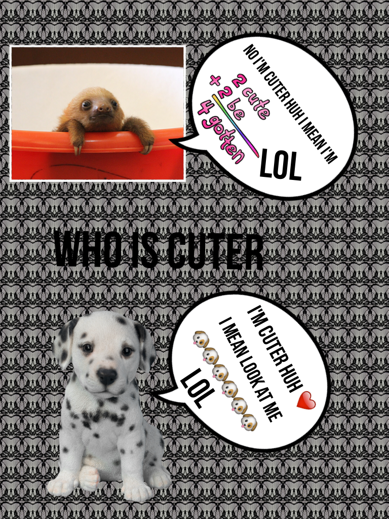 ❤️️Who is cuter ❤️️