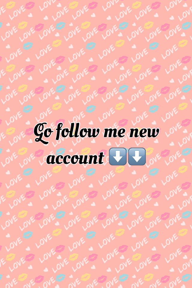 Go follow me new account ⬇️⬇️