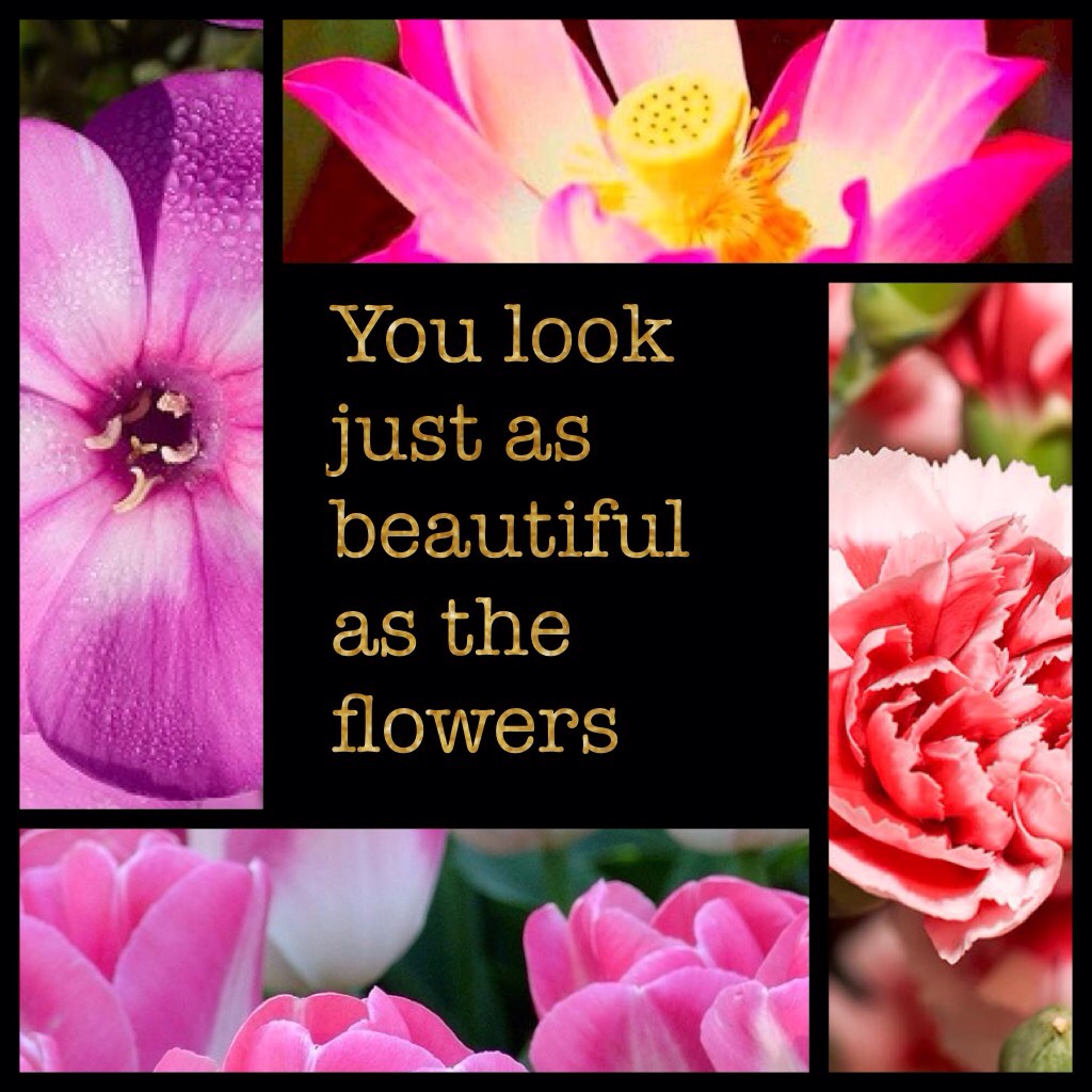 You look just as beautiful as the flowers! # beauty 