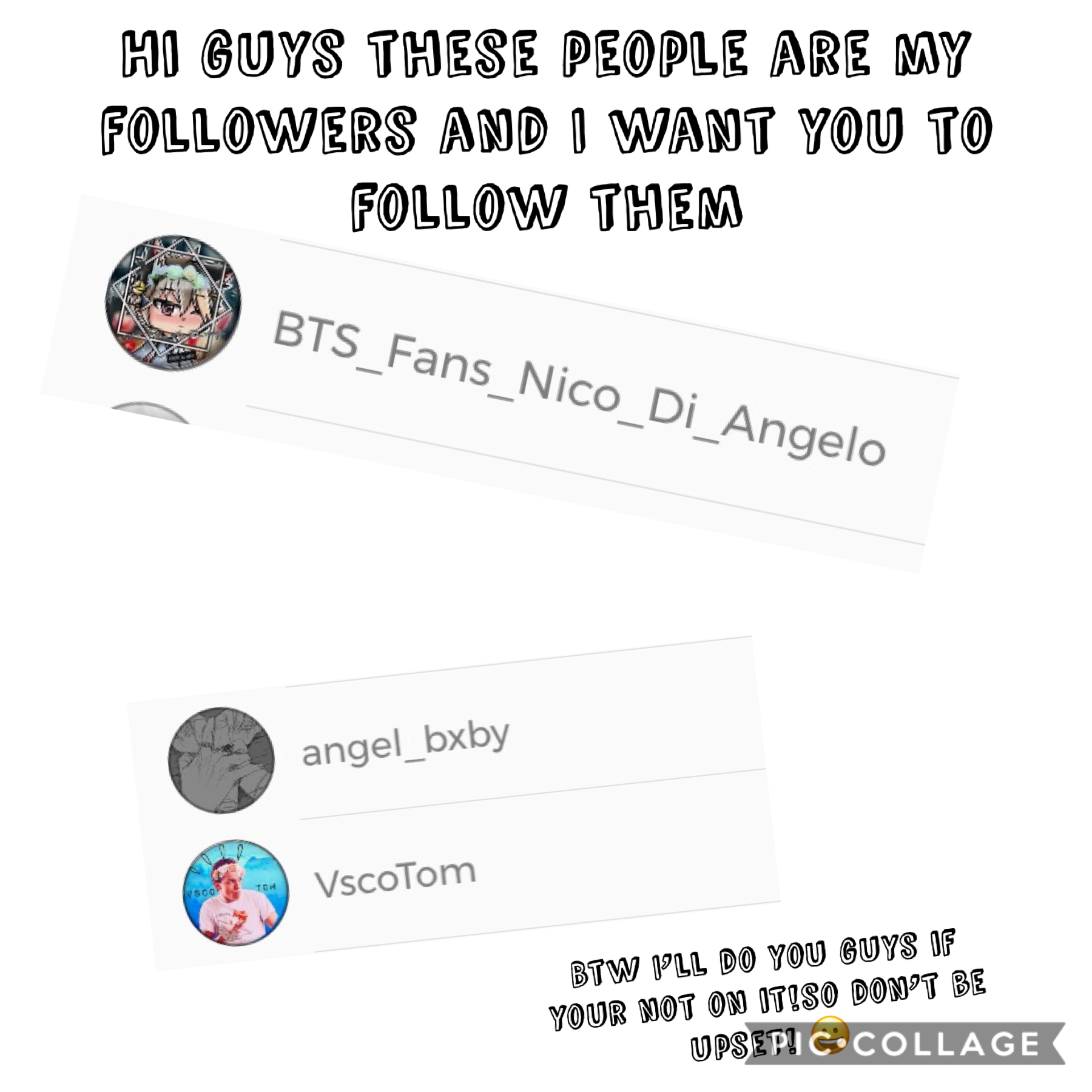 Please follow these people