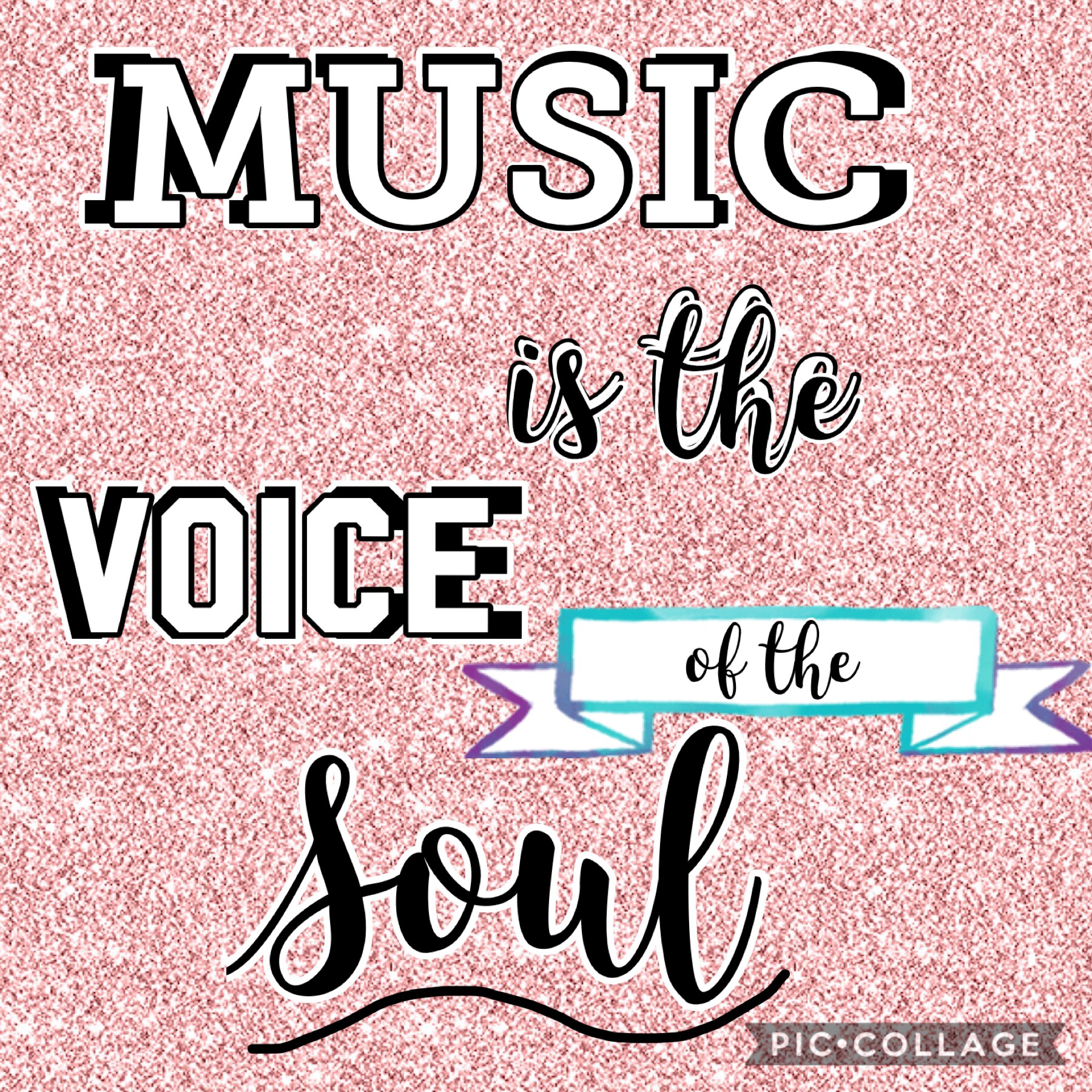 Music is the voice of the  soul 
