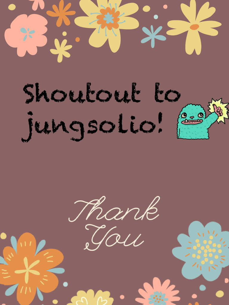 Shoutout to jungsolio!