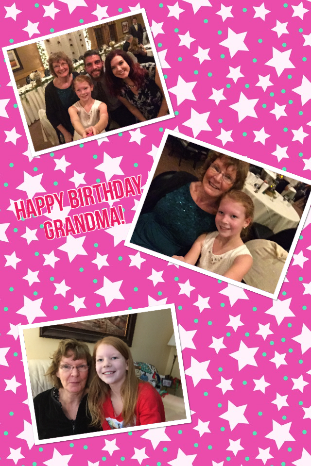 Happy birthday grandma!