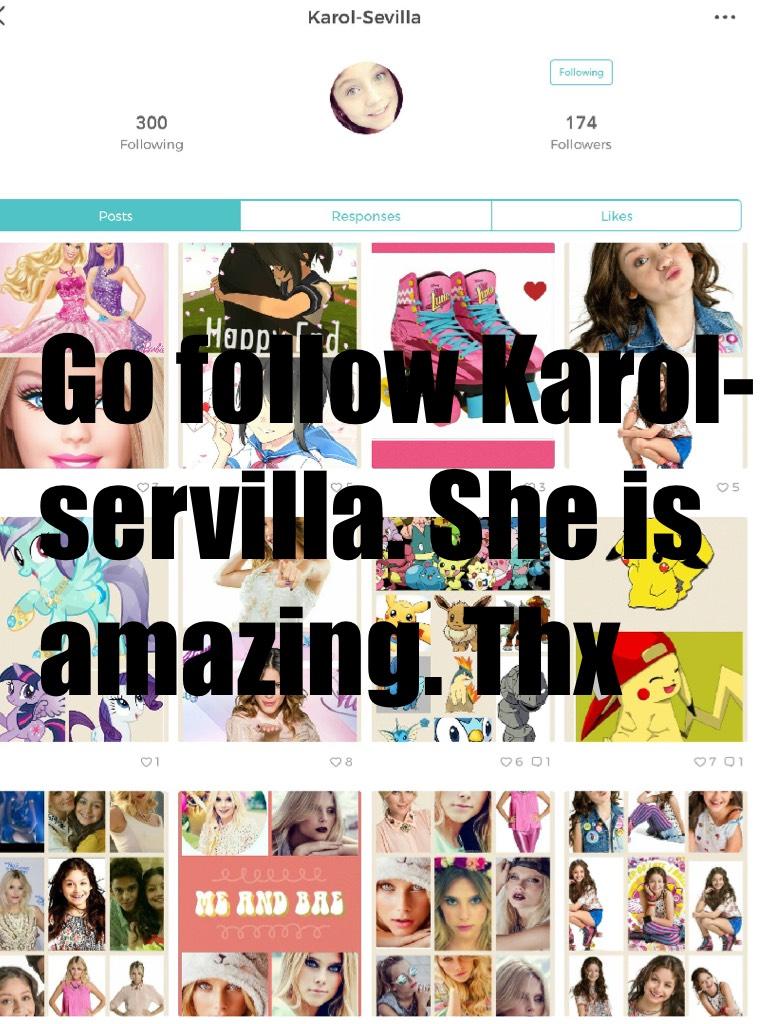 Go follow Karol-servilla. She is amazing. Thx