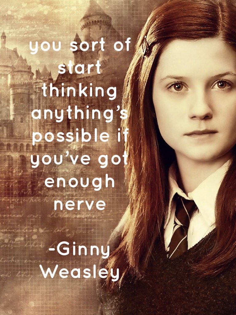 Ginny is so amazing!