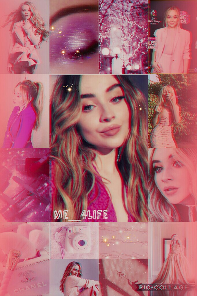 Sabrina Carpenter✨So I decided to remake it because I made my first one a while ago and I don't like how it looks. Next collage: Sia