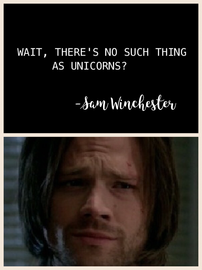 -Sam Winchester