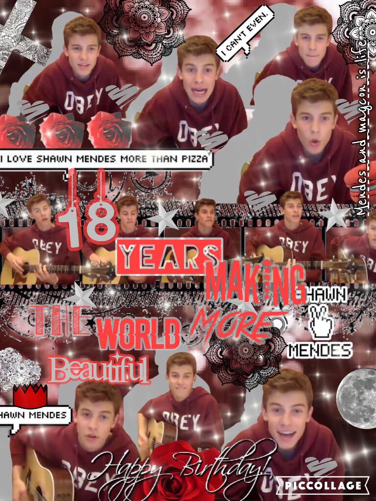 I poured my heart into this too😂❤️ive never tried anything like this before✨hope you like it😘IM CRYING....I JUST WUV OO SO MUCH SHAWNY😭😊