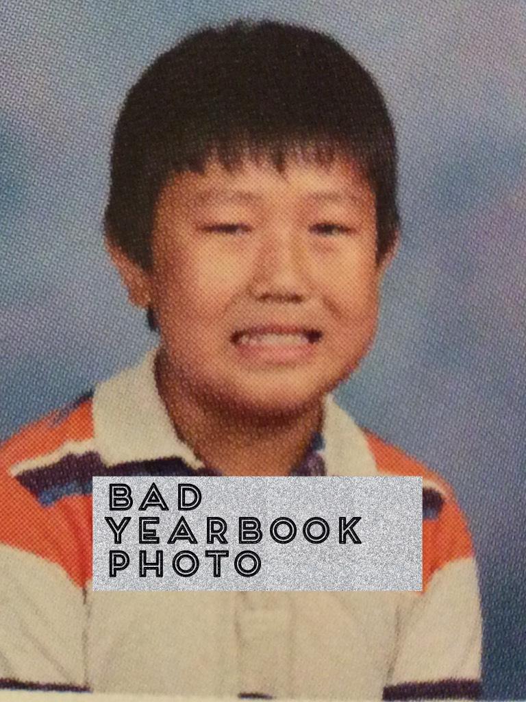 Bad yearbook photo