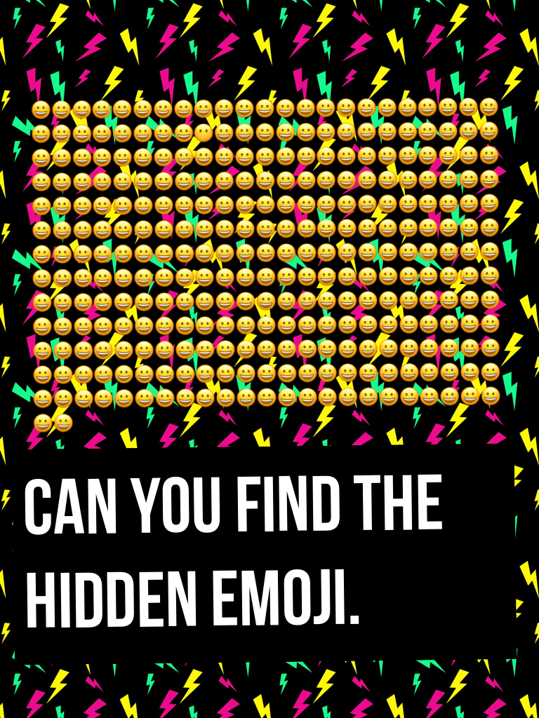 Can you find the hidden emoji.