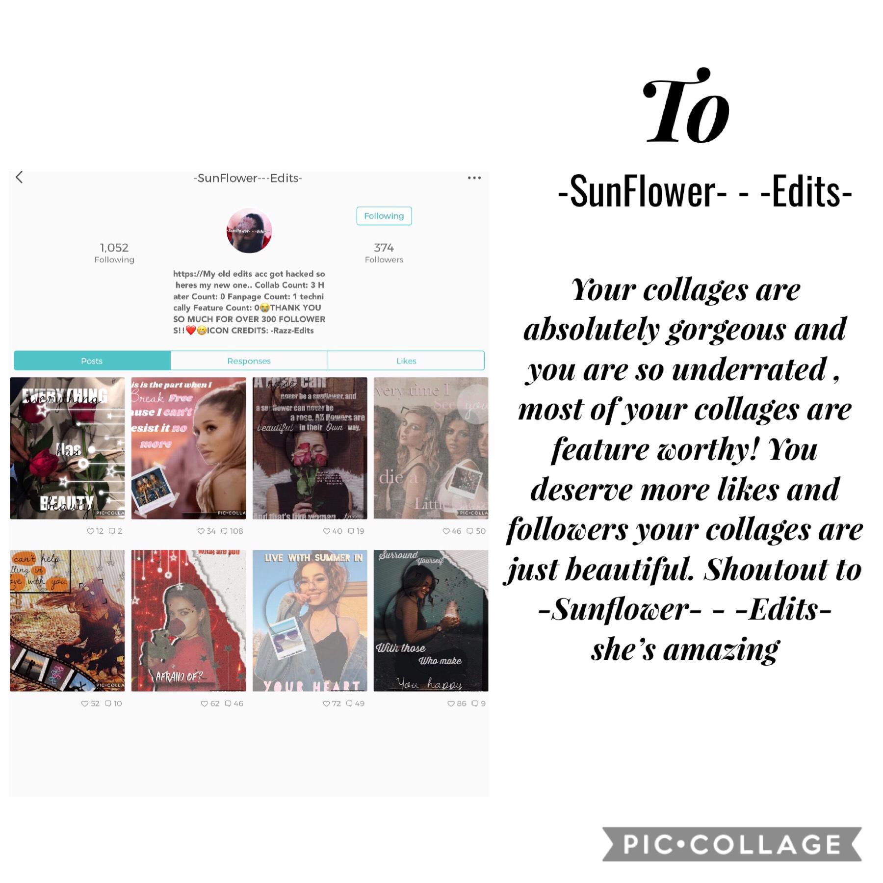 ✨Tap✨ To -SunFlowe- - -Edits-🌻 p.s sorry for the deadness I’ll be on more now. who do you think deserves a page? Comment below
