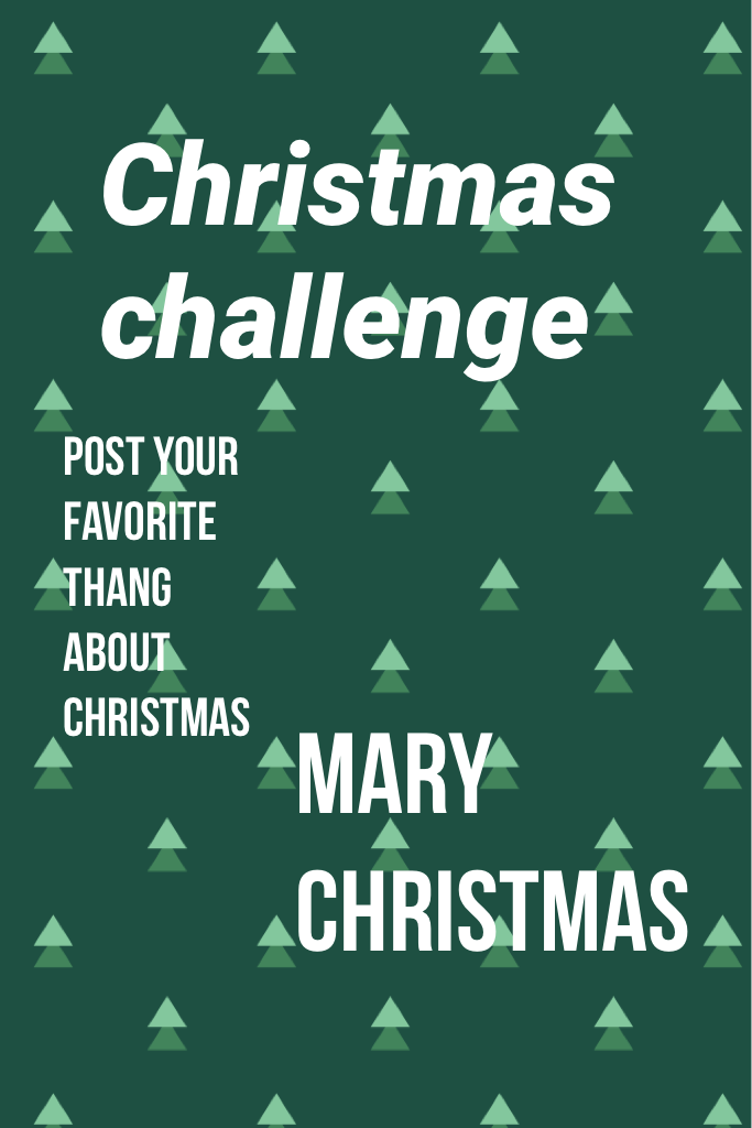 Christmas challenge 