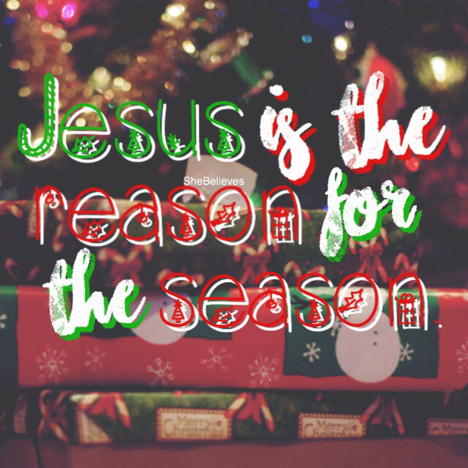 JESUS is the REASON for the SEASON! ❤️🙏🏼🚫🎁
