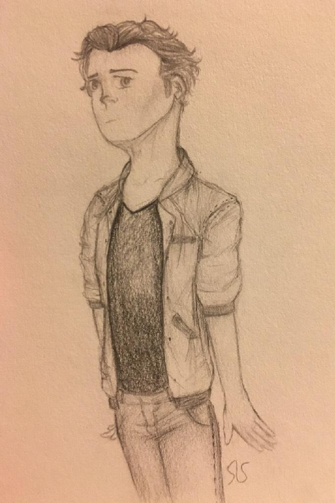 Jesse St James (those sassy hands tho, they don't work at all but those are the best hands I've ever drawn I'm not changing them) anyway I love him he's beautiful
