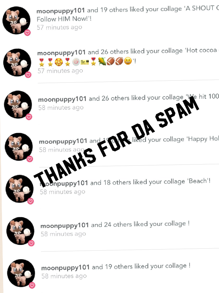 Thanks for da spam