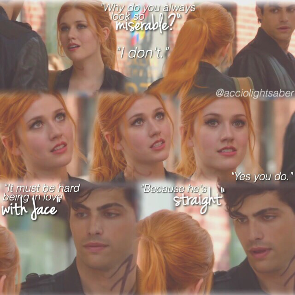 Omg! Okay, I am a huge Clace shipper, BUT DOESN'T ANYONE ELSE THINKS CLALEC IS ALSO AMAZING 😍 This actually took a little while to make 😂 Also, thank you for actually looking at this account! It really means a lot. See you later everyone 👋➰