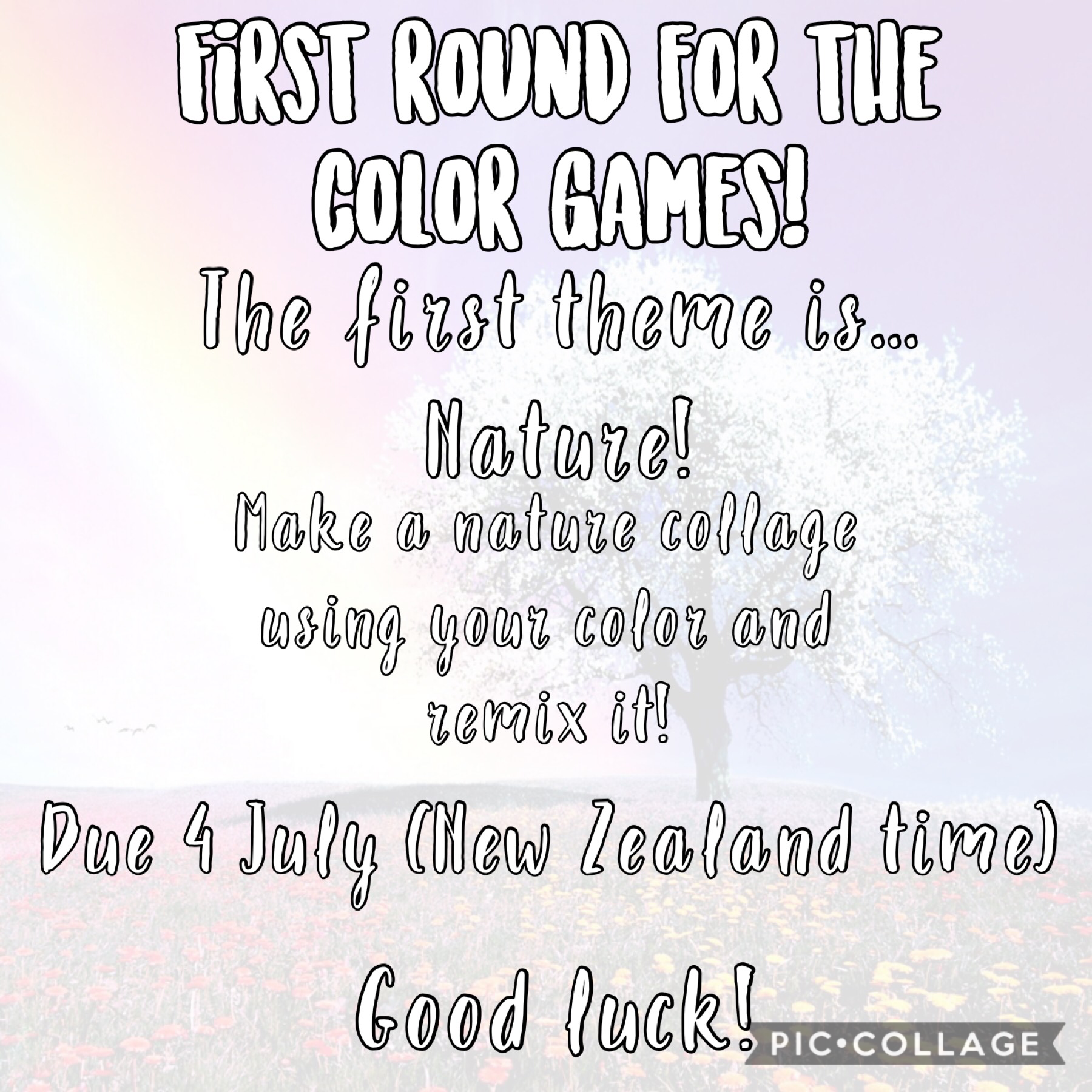 Color games! Sorry for all of these posts😬 The next collage won’t be about the color games!❤️ Good luck to all the competitors 