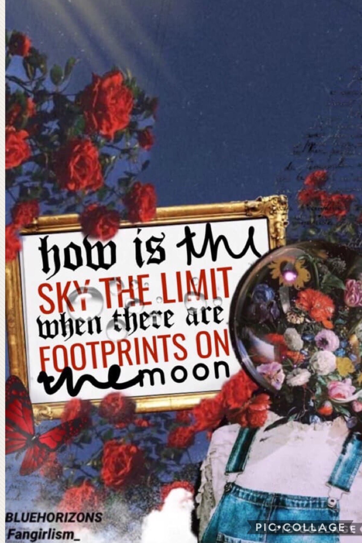 Collab with the lovely BLUEHORIZONS!  She did the beautiful text and picked the quote and I created the background. Please go follow her and her gorgeous collages now if you aren’t already! 